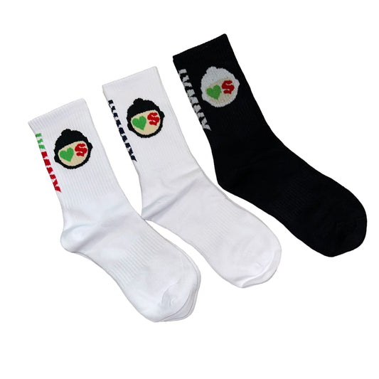 LVMNY. MASCOT SOCKS 3PK (BF)